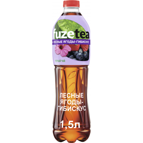 Чай черный Fuzetea лесные ягоды-гибискус 1.5л