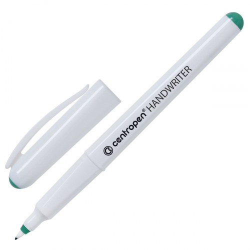 Ручка капиллярная CENTROPEN "Handwriter" зеленая, 0,5 мм, 4651/1З