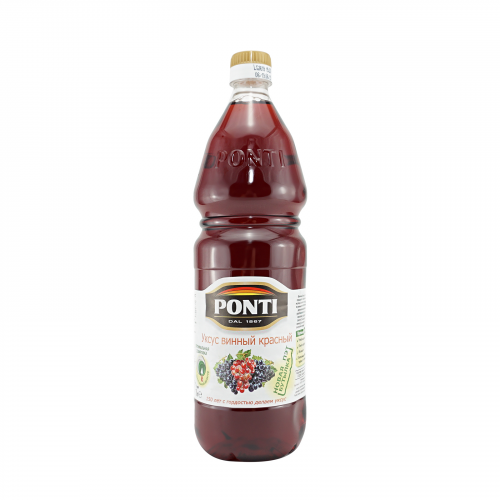 Уксус Ponti винный красный 6 % 1 л