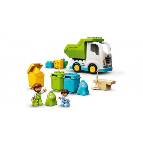 Конструктор LEGO DUPLO Town 10945 Мусоровоз и контейнеры для раздельного сбора мусора