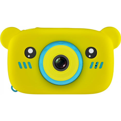 Фотоаппарат цифровой компактный GSMIN Fun Camera Bear Yellow/Blue