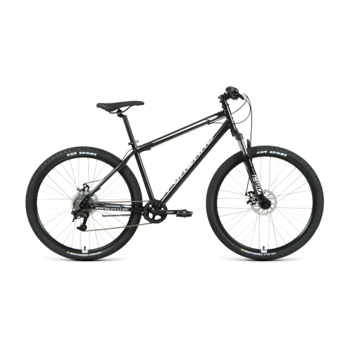 Велосипед Forward Sporting 27,5 2.2 disc 2021 19" черный/белый