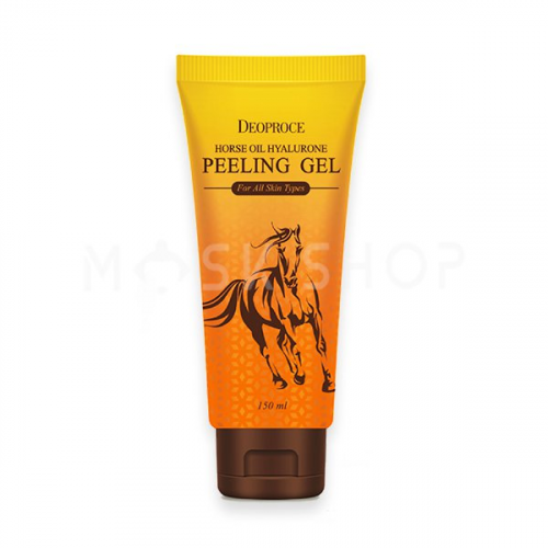 Гиалуроновый пилинг-гель с лошадиным жиром Deoproce Horse Oil Hyalurone Peeling Gel
