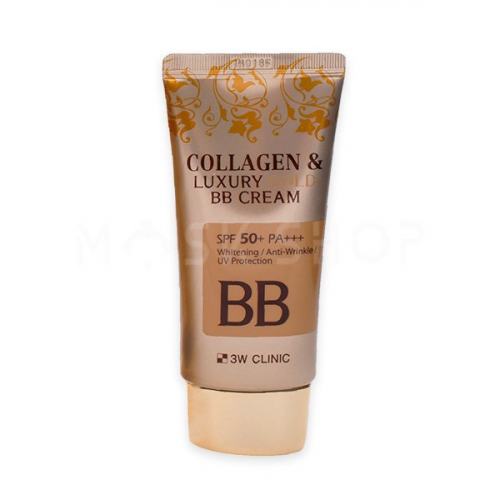ББ–крем с коллагеном и золотом 3W Clinic Collagen & Luxury Gold BB Cream