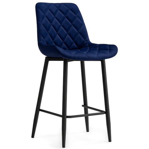 Барный стул Баодин Б/К синий / черный Браво 093-ВВ0111
