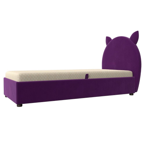 Детская кровать Бриони Микровельвет Фиолетовый Браво 108849