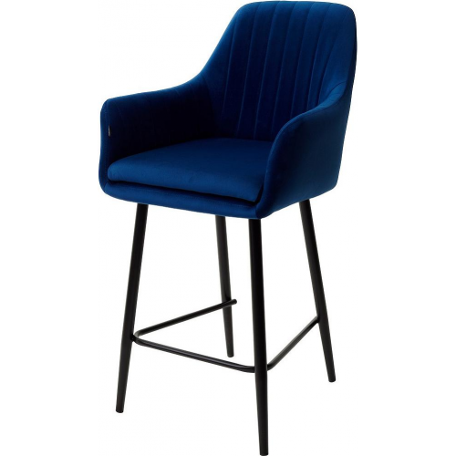 Полубарный стул Роден Premier 22 Синий, велюр (H=65cm), M-City Браво 480M04351