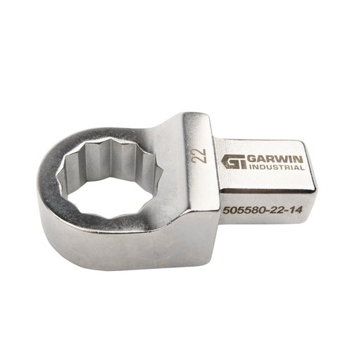 GARWIN INDUSTRIAL 505580-22-14 Насадка для динамометрического ключа накидная 22 мм с посадочным квадратом 14*18