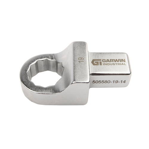 GARWIN INDUSTRIAL 505580-19-14 Насадка для динамометрического ключа накидная 19 мм с посадочным квадратом 14*18
