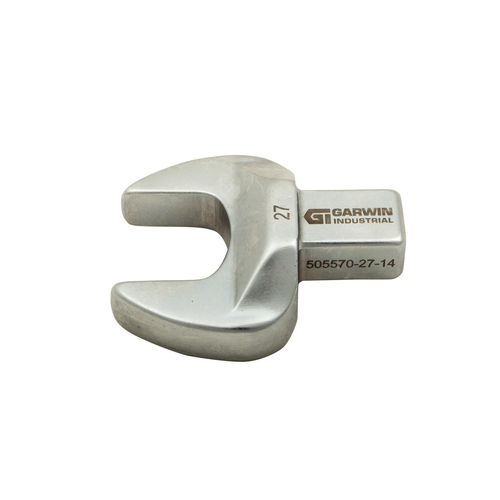 GARWIN INDUSTRIAL 505570-27-14 Насадка для динамометрического ключа рожковая 27 мм, с посадочным квадратом 14х18