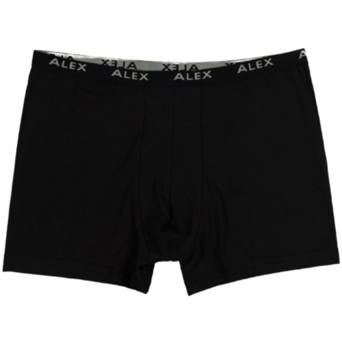 Трусы мужские Alex Textile Boxser Slim Fit c узкой резинкой черные Размер S