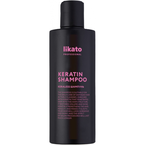 Кератин-шампунь для волос Likato Keraless 250мл