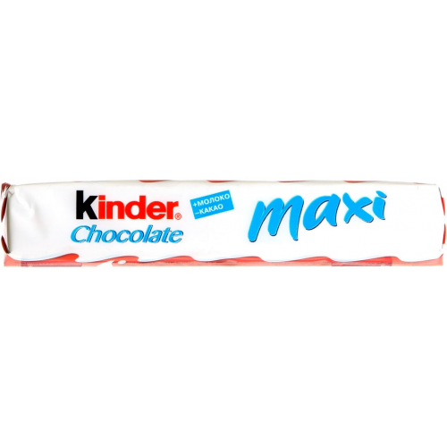 Шоколад Kinder Chocolate Maxi с молочной начинкой 21г