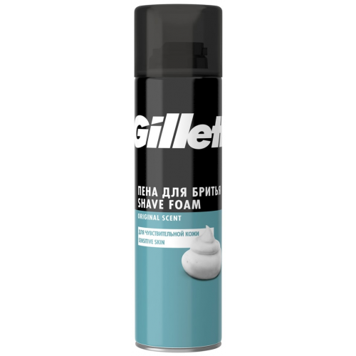 Пена для бритья Gillette Sensitive Skin 200мл
