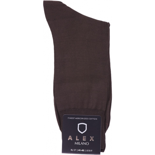 Носки мужские Alex Textile Milano M-5402 бесшовные какао р41-42