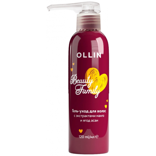 Гель-уход для волос Ollin Beauty Family с экстрактами манго и ягод асаи 120мл