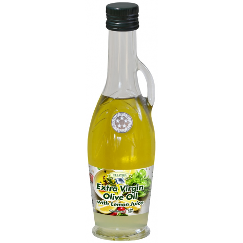 Масло оливковое Ellatika Extra Virgin с лимонным соком 250мл