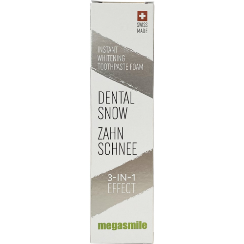 Зубная паста-пена Edel+White Megasmile Instant Whitening Dental Snow 3in1 Effect Моментальное Отбеливание 50мл