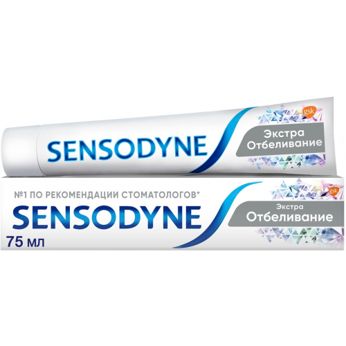 Зубная паста Sensodyne Экстра отбеливание для чувствительных зубов 75мл
