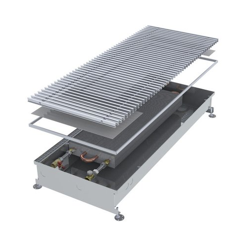 Внутрипольный конвектор длиной 30 см 1 м Minib COIL-PMW125 900