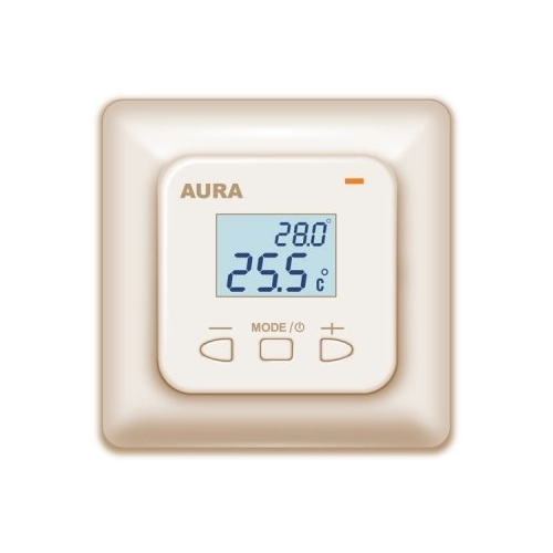 Терморегулятор для теплого пола Aura LTC 530 кремовый