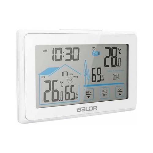 Цифровая метеостанция с радиодатчиком Baldr B0340ST2H2 (белый)