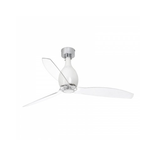 Вентилятор с подсветкой Faro Mini Eterfan Shiny White 1L (32020-9)