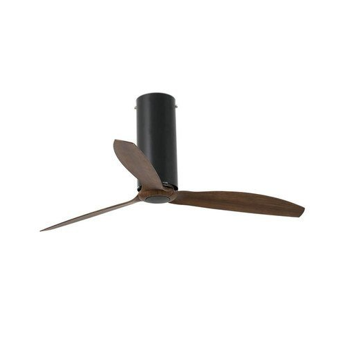 Вентилятор без подсветки Faro Tube Fan Matt Black Wood (32037)