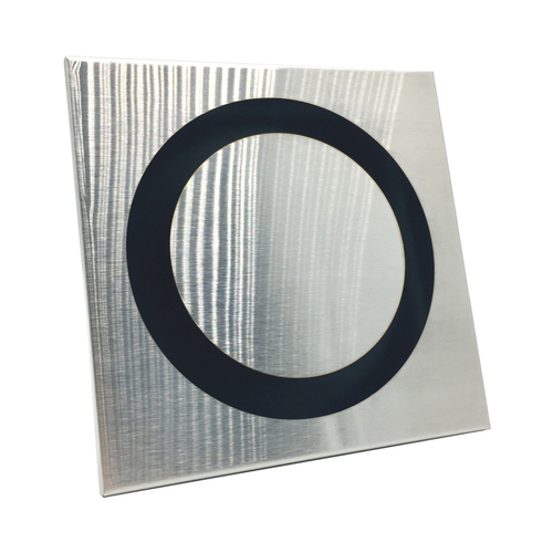 Вытяжка для ванной диаметр 100 мм Foza FZ-100 steel