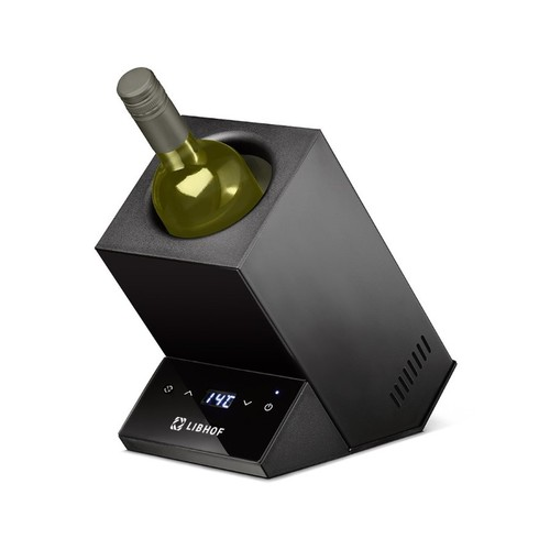 Отдельностоящий винный шкаф до 12 бутылок Libhof BC-1 Black