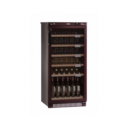 Отдельностоящий винный шкаф 51100 бутылок Pozis ШВ-52L вишневый