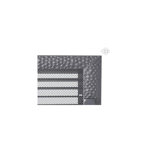 Вентиляционная решетка Kratki 17x30 Venus графитовая с жалюзи 30VGX