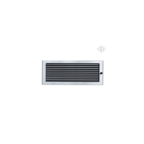 Вентиляционная решетка Kratki 22х37 Стальная с жалюзи 22/37SZX