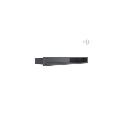 Вентиляционная решетка Kratki Люфт графитовая 9x60 LUFT9/60/45S/G