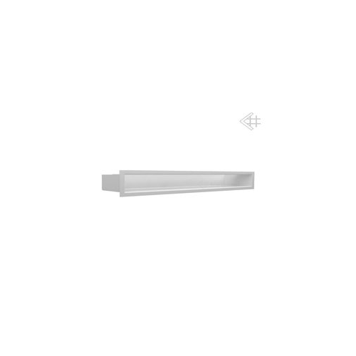 Вентиляционная решетка Kratki Люфт белая 9x60 LUFT9/60/45S/B