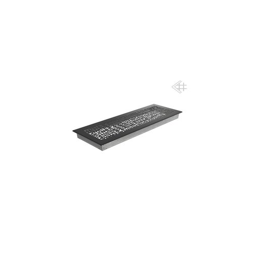 Вентиляционная решетка Kratki 17x49 ABC черная 49ABC/C