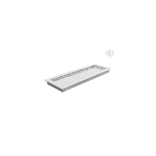 Вентиляционная решетка Kratki 17x49 ABC белая 49ABC/B