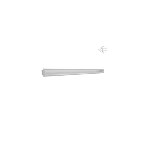Вентиляционная решетка Kratki Люфт белая 9x100 LUFT9/100/45S/B