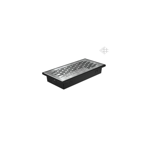 Вентиляционная решетка Kratki НАПОЛЬНАЯ стальная 9x20 920/SZ/FLOOR