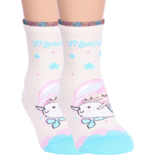 Комплект из 2 пар детских носков conte kids рис. 497, капучино Conte 2-5С-11СП