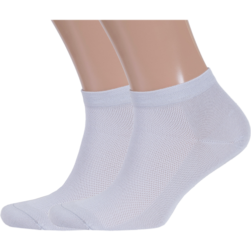 Комплект из 2 пар мужских бамбуковых носков rusocks (орудьевский трикотаж) светло-серые Rusocks 2-СП-3095