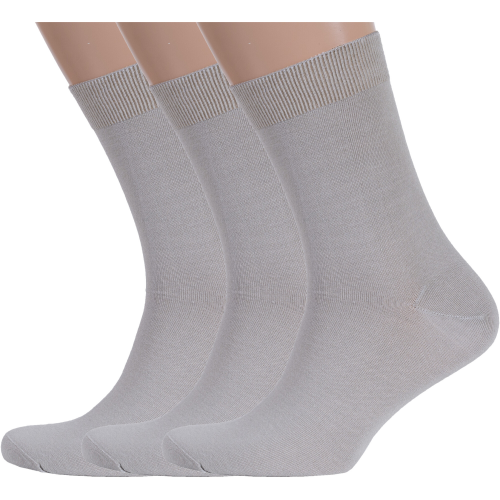 Комплект из 3 пар мужских носков rusocks (орудьевский трикотаж) темно-бежевые Rusocks 3-М-1134