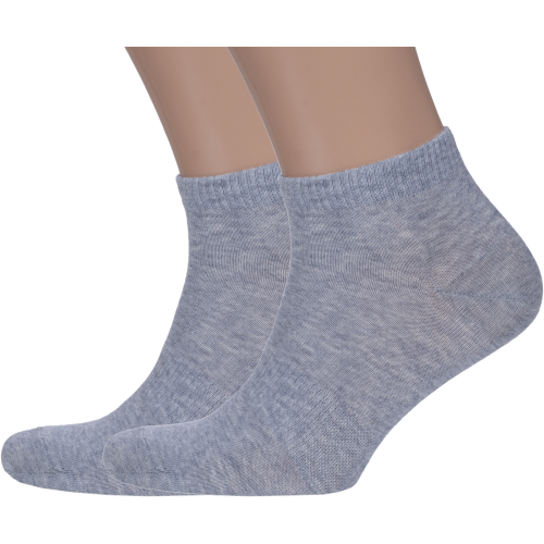 Комплект из 2 пар мужских спортивных носков rusocks (орудьевский трикотаж) серые Rusocks 2-М3-23352