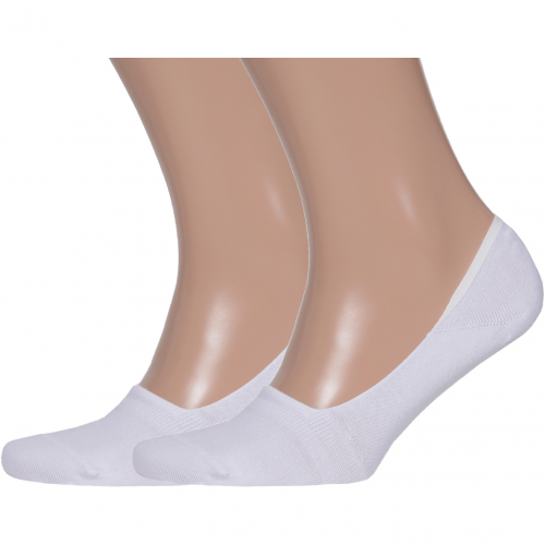 Комплект из 2 пар мужских подследников rusocks (орудьевский трикотаж) белые Rusocks 2-М-1220