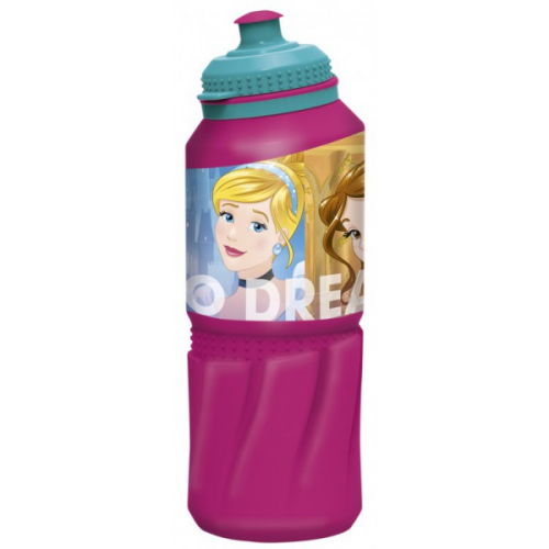Принцессы Дисней Бутылка пластиковая (спортивная 530 мл). Принцессы Дружные приключения