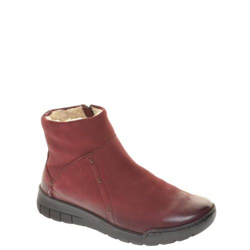 Ботинки Relaxshoe женские зимние, цвет красный, 290-132