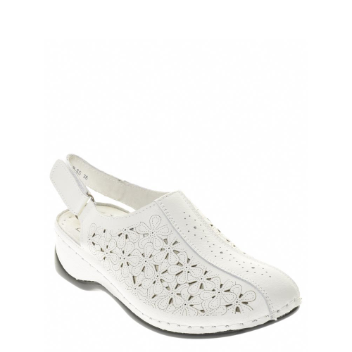 Туфли Madella женские летние, цвет белый, UXH-22086-1B-SS