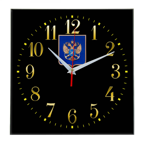 Настенные часы «gerb-rosrybolovstva-02-35»
