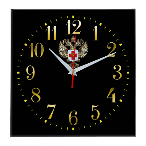 Настенные часы «emblema-zdravoohraneniya-02-35»