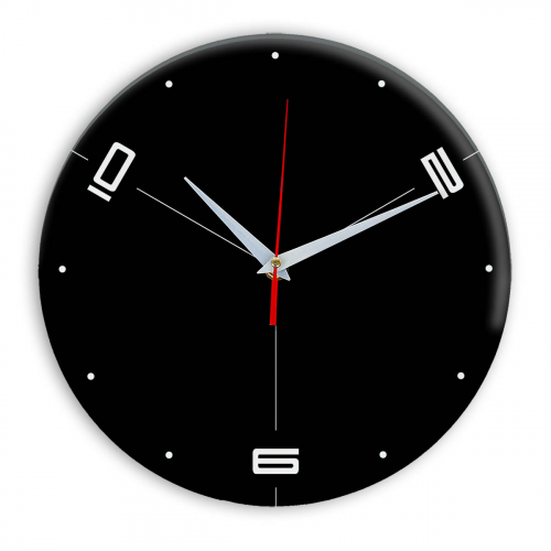 Настенные часы Ideal 955 черные